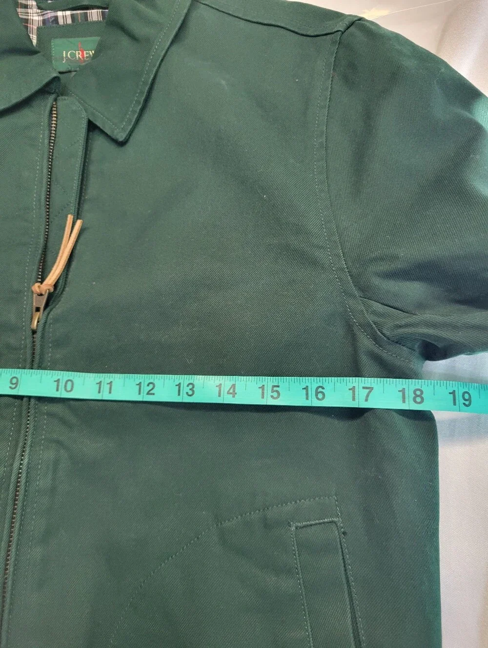 J Crew Harrington jacket in cotton twill BJ059 Size XS Green